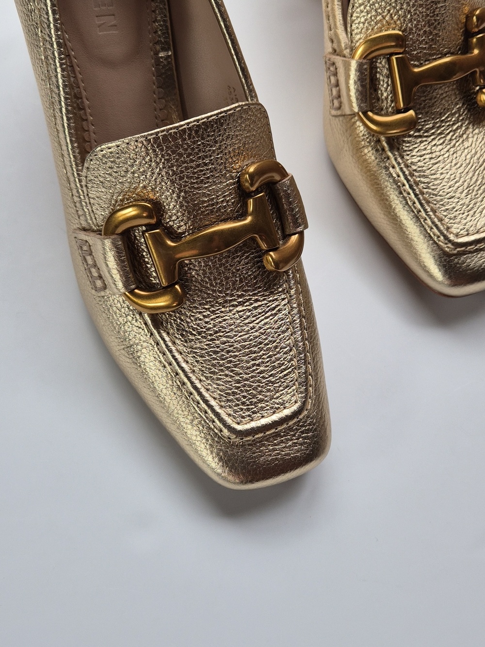 Boden Iris Snaffle Heeled Loafers Size 39 - Picture 5 of 14